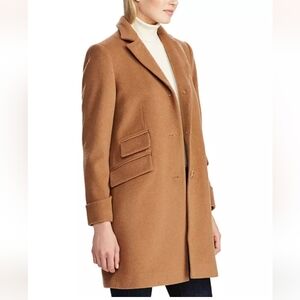 Ralph Lauren Women's Single-Breasted Walker Coat.